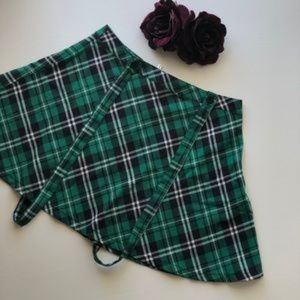 Royal Bones punk plaid skirt!